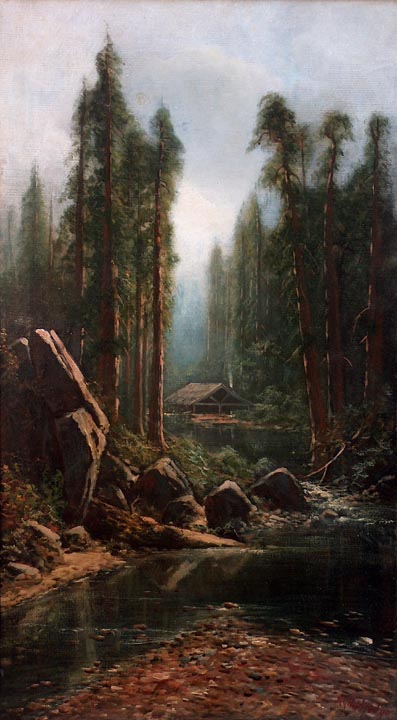 Ransome Gillet Holdredge Cabin in the Redwoods
