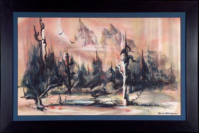 Thelma Speed Houston Enchanted Forest with Frame