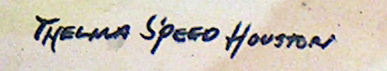 Thelma Speed Houston Enchanted Forest and Mountain Signature