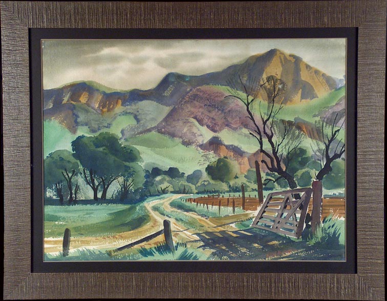 Ralph Hulett The Open Gate with Frame