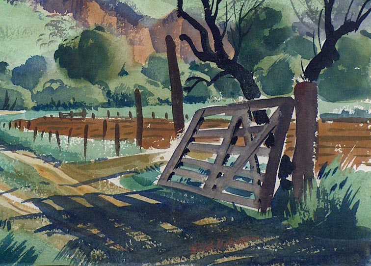 Ralph Hulett The Open Gate # 328 Closeup