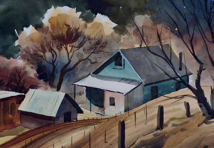 Charles F Keck Hillside Farmstead Closeup