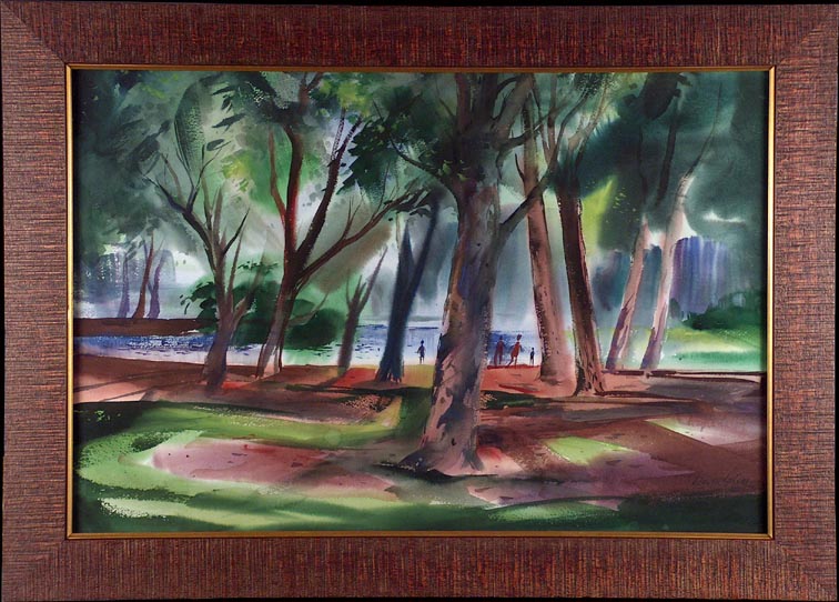 Wayne Lacom Park Lake with Frame