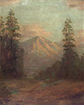 Henry Stymetz Lamb Mountain and Evergreens