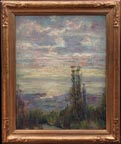 Frederick Stymetz Lamb Imressionist View of SF Bay from the Berkeley Hills thumbnail