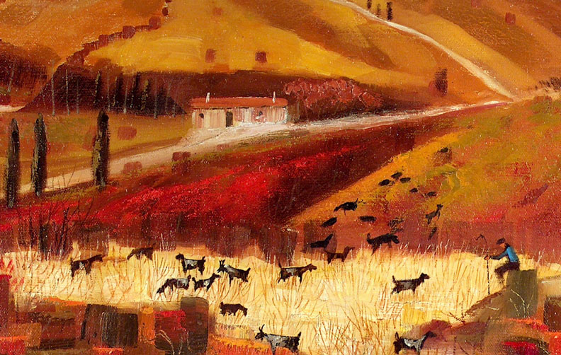 Harold Charles Landaker The Herdsman Closeup