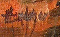 Harold Charles Landaker The Herdsman Signature