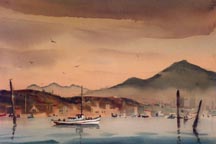 Robert Landry Geese at Rivers End Verso Midsized Thumbnail