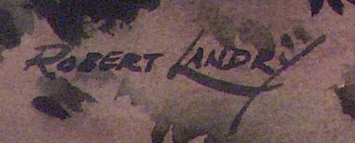 Robert Landry Shack and Windmill Signature