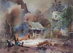 Robert Landry Shack and Windmill Thumbnail