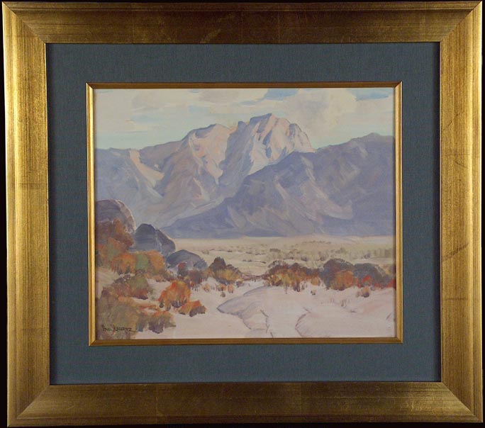 Paul Lauritz Owens Valley near Lone Pine Monotype