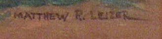 Matthew R Leiser Monument Valley Signature
