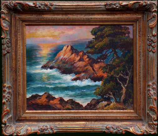 Sydney Lemos California Coast and Cypress Tree