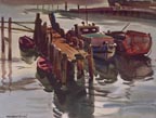 Maurice Logan Dockside Calm Print Thumbnail