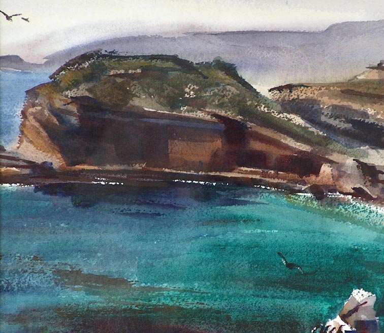 Maurice Logan Seagull Cove Closeup