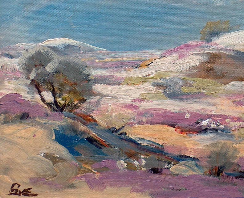 Ralph Love California Desertscape Closeup