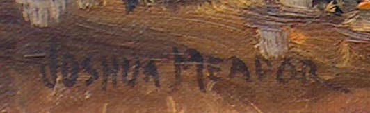 Joshua Meador "Quaking Aspens" signature