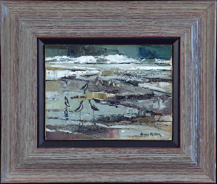 Joshua Meador Sandpipers with Frame