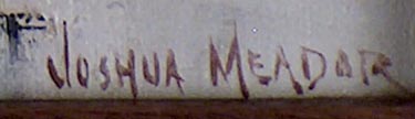 Joshua Meador Tidepools 1905 Signature