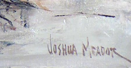 Toward San Jacinto Signature Joshua Meador