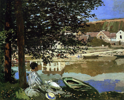 Claude Monet Banks of the Seine Bennecourt 1868