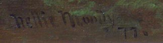 Nellie Moody Grapes 1877 Signature
