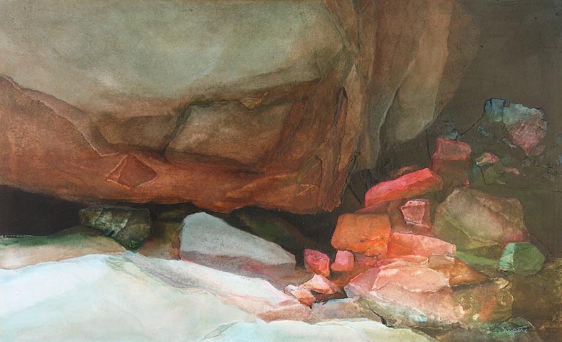 Alexander Nepote Colorful Cliff Grotto