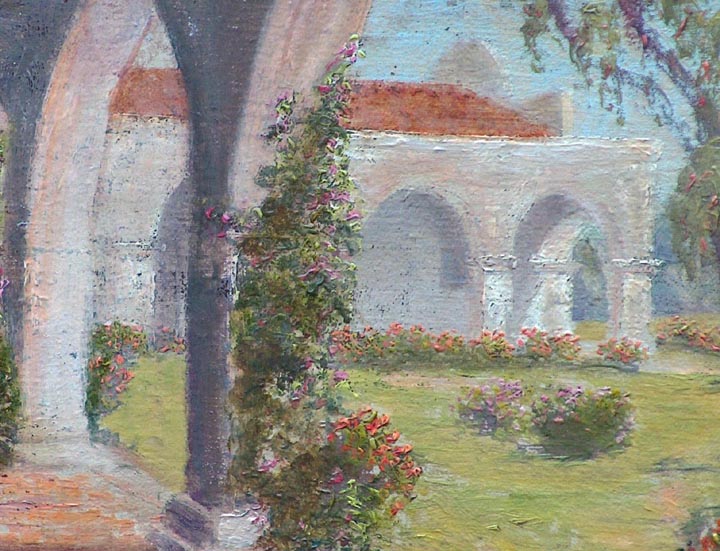 C. W. Nicholson Mission San Juan Capistrano Closeup