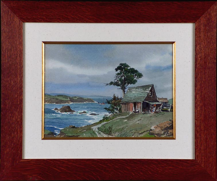 James March Phillips Along the Coast Mendocino with Frame
