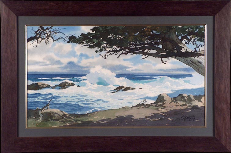 James March Phillips Cypress and Coast Monterey with Frame