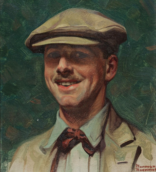 Portrait of Clyde Forsythe by Norman Rockwell