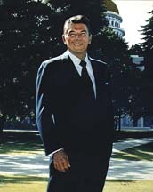Ronald Reagan Portrait by Robert Rishell