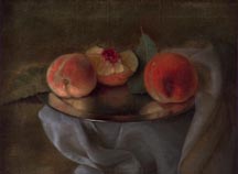 Carducius Plantagenent Ream Peaches on Silver circa 1909 Midsized Thumbnail