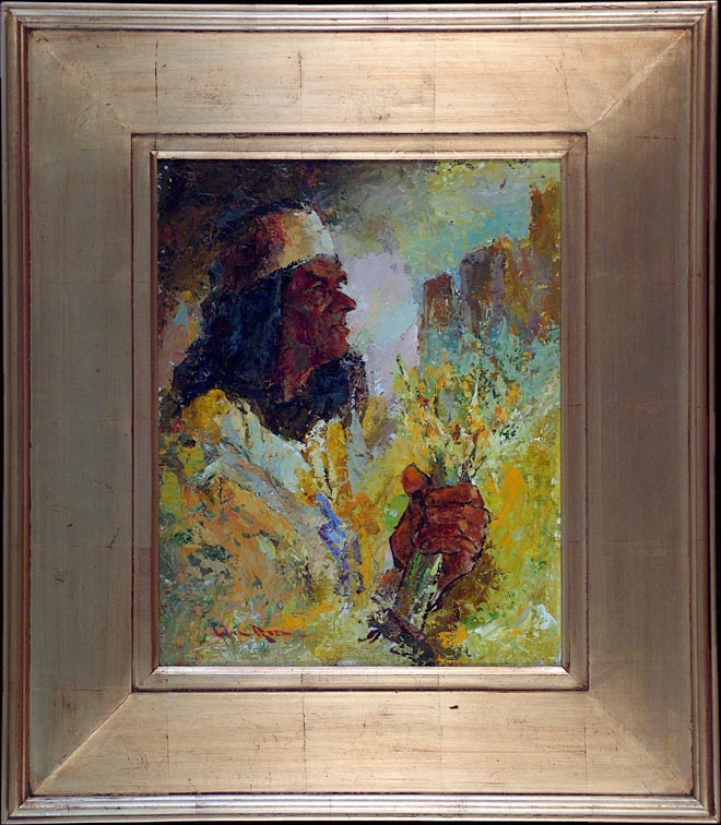 Hal Reed Cliffdweller with Maize with Frame