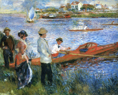 Pierre Auguste Renoir Oarsment at Chatou