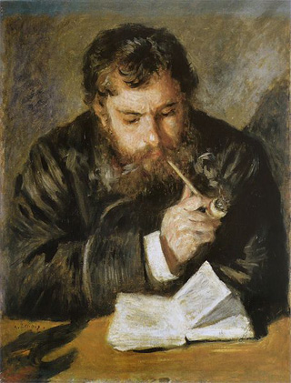 Claude Monet Portrait by Pierre Auguste Renoir