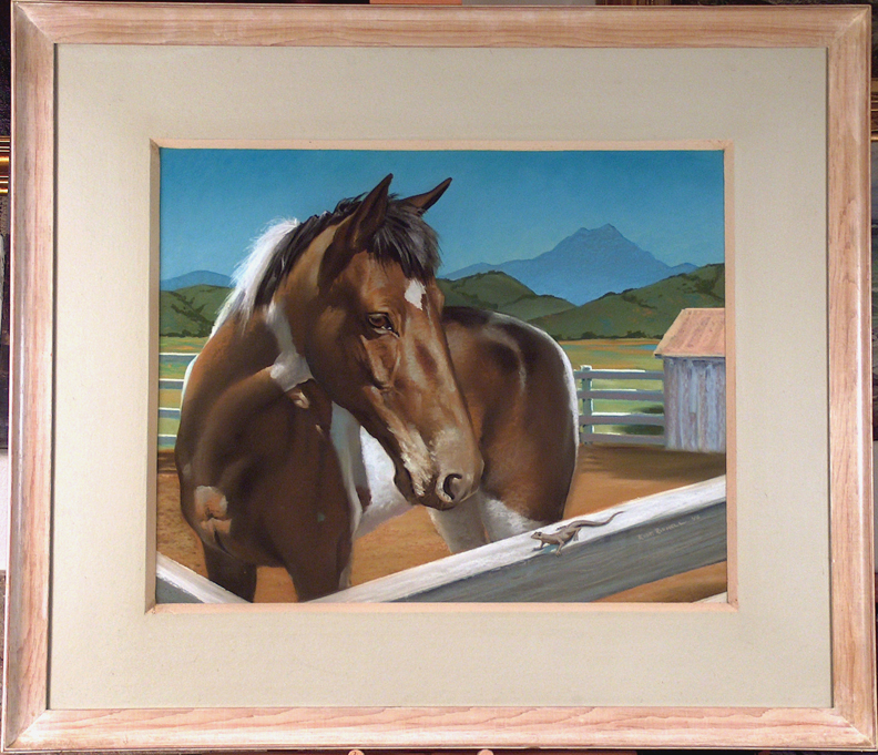 Robert Rishell Princess Family Horse with Frame