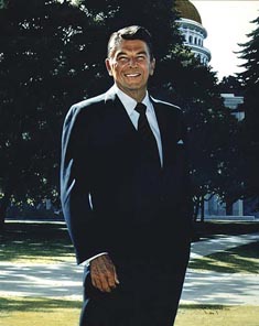 Robert Rishell's Portrait of Ronald Reagan