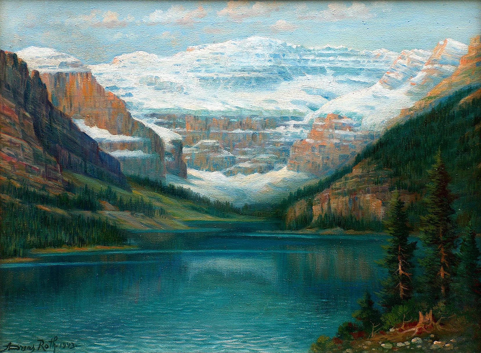 Andreas Roth Lake Louise 1943 No Frame