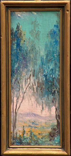 Elizabeth Schleussner Miniature Eucalyptus Landscape California
