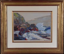 Karl Schmidt Rocky Coastal Scene Midsized Thumbnail