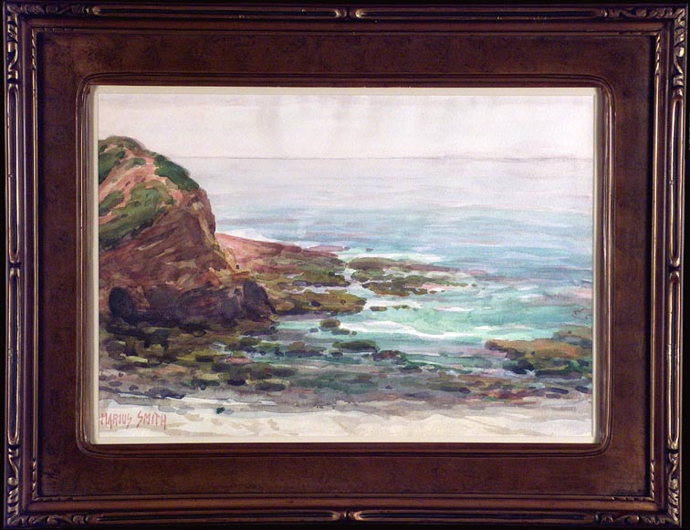 Marius Sschmidt (Smith) Coast View with Frame 