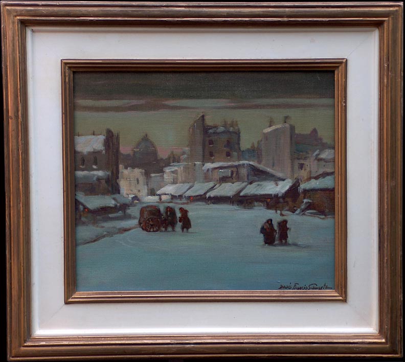 Davis Francis Schwartz Carousel Paris with frame