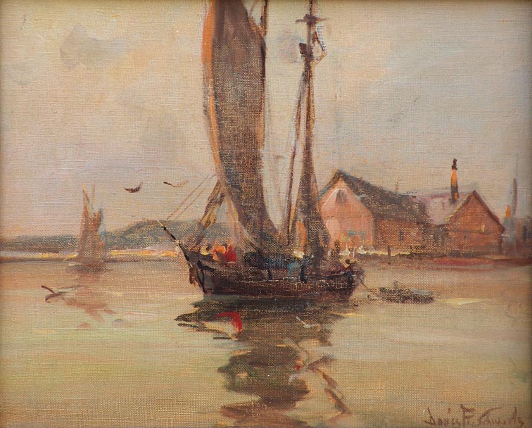 Davis Francis Schwartz Embarking Schooner