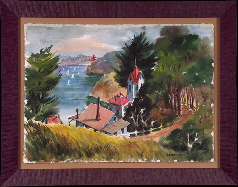 Elmer Stanhope House by the Bay with Frame