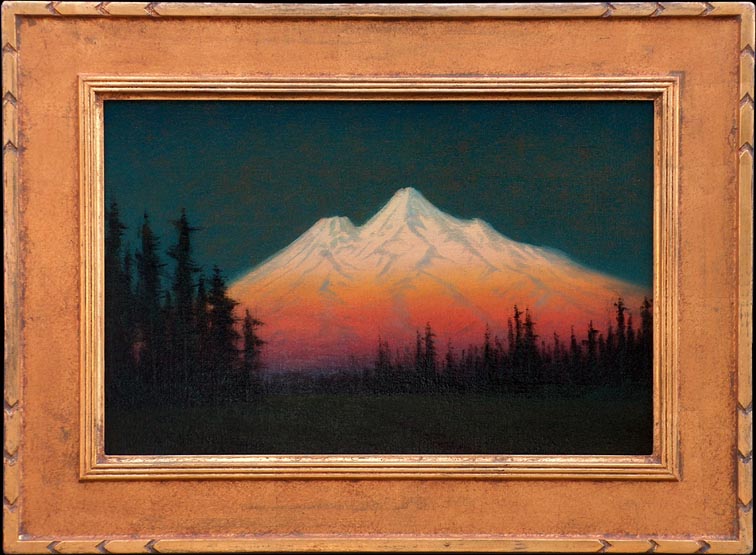 James Everett Stuart Mount Shasta 1921 with Frame