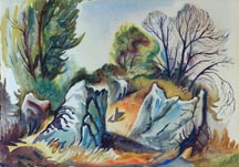 Charles Frederick Surendorf Landscape with Boulders Midsized Thumbnail