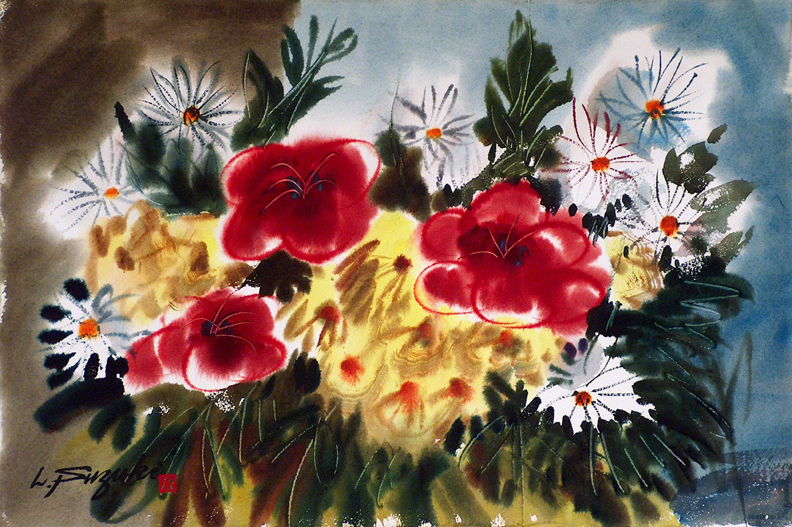 Lewis Suzuki Floral Fireworks