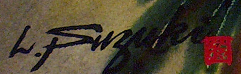 Lewis Suzuki Floral Fireworks Signature