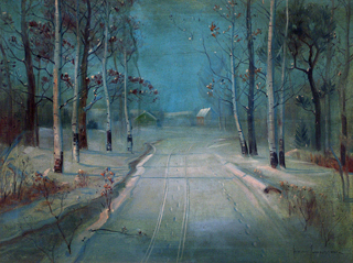 Svend Svendsen Path in the Snow